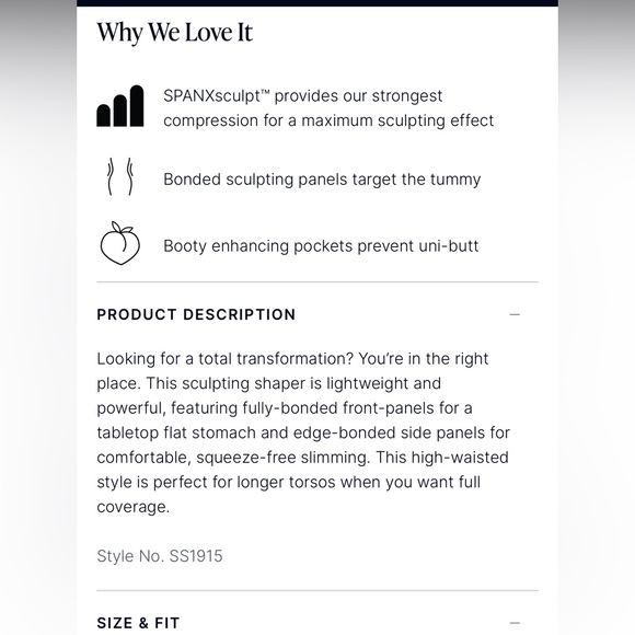 Spanx OnCore High Waist Mid Thigh Short XL Black - Picture 5 of 12